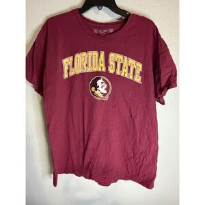 The Victory Florida State Seminoles FSU Graphic T-Shirt Garnet Maroon Mens XL
